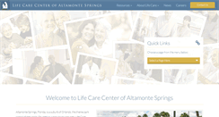 Desktop Screenshot of lifecarecenterofaltamontesprings.com